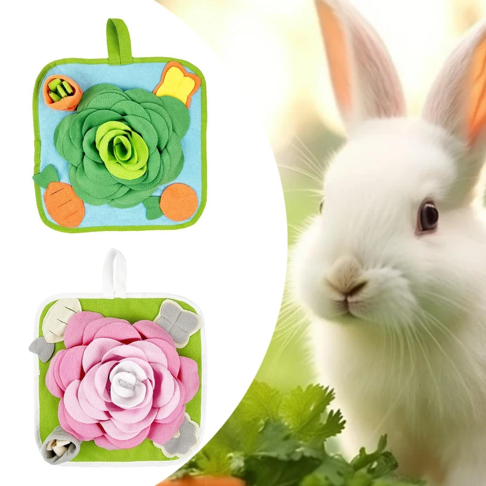Bunny Foraging Mat Puppy Sniffing Mat Foraging Skill Puzzle Toy Portable Pet - Image 1 of 1