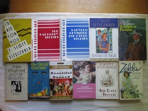 11 Paperback Classics By F. Scott & Zelda Fitgerald! Beautiful & Damned Plus! - Picture 1 of 20