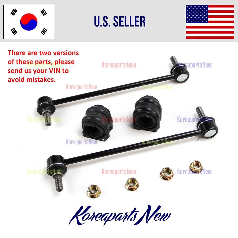 Barra estabilizadora delantera barra de enlace puntal + bujes 4 piezas para HYUNDAI SONATA 2012-2014 Foto 1 de 1