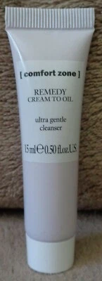Nuevo limpiador ultra suave Comfort Zone Remedy crema a aceite 0,5 oz tamaño de viaje Foto 1 de 3