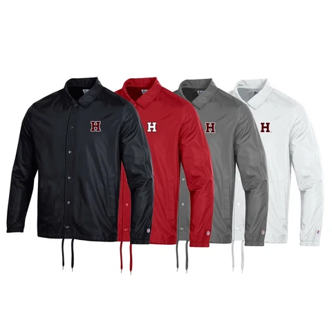 Harvard Crimson NCAA Men's Champion Classic Coaches Jacket Collection Cover