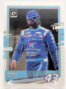 🏎️2021 Panini Donruss NASCAR - Optic #32 Bubba Wallace🏎️ - Picture 1 of 2