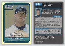 2006 Bowman Draft Chrome Draft Picks Refractor Nate Culp #DP20