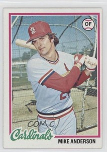 1978 Topps Mike Anderson #714