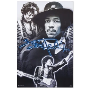 Jimi Hendrix Collage Poster Guitar Live Legendary - Picture 1 of 1
