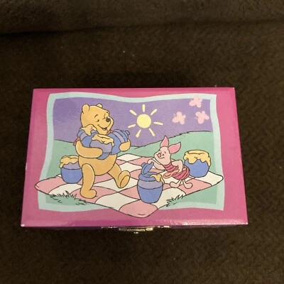 Vintage Disney Kreisler Winnie the Pooh jewelry Trinket Box 3” X 4” No Music - Image 1 of 4