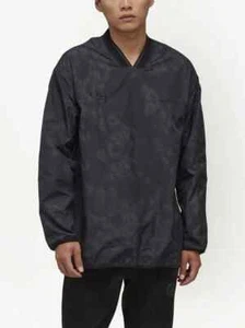 Y-3 L4835 Mens Black Camo Leopard-Print V-Neck Top Size L - Picture 1 of 7