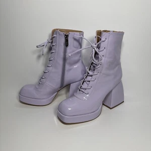 Botines Circus by Sam Edelman Karter tacón bloque para mujer talla 6,5 púrpura - Imagen 1 de 12