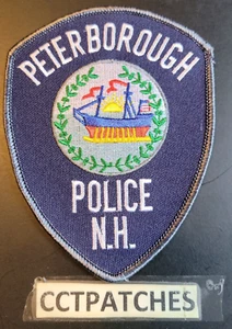 PETERBOROUGH, NEW HAMPSHIRE POLICE SHOULDER PATCH NH - Picture 1 of 2