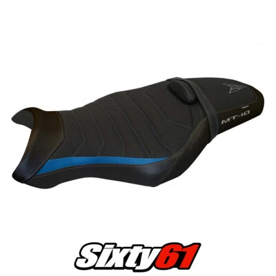 Чехол на сиденье Yamaha MT 10 FZ10 2017-2024 2025 Tappezzeria Ultragrip синий серебристый - Изображение 1 из 4