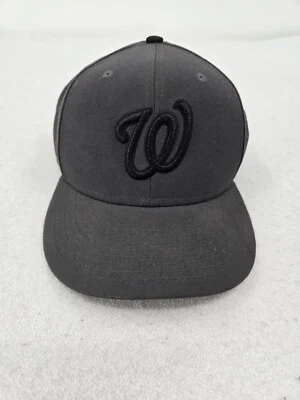 Nike True Washington Nationals Hat Gray Snapback Baseball Adjustable Men - Image 1 of 4