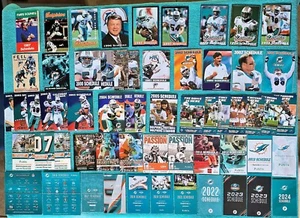 MIAMI DOLPHINS - 61 POCKET SCHEDULES - 1997 - 2025 - VERY RARE - NFL - GO FINS!! - Picture 1 of 14