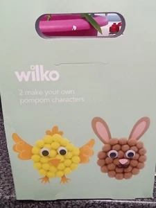 Brand New Wilko Make Your Own Pom Pom Characters - Picture 1 of 5