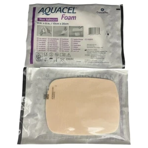 Aquacel Foam Dressing 10cm X 10cm Non Adhesive Pad (420633) 2pcs - Bild 1 von 1