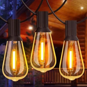 String Lights Outdoor, ST38 Shatterproof Lights for Patio,Backyards, Party - Picture 1 of 15