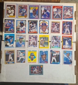 Andre Dawson Baseball Card Lot 25 Dift. 3 Variation Cards. 1981- 1991 - Picture 1 of 10