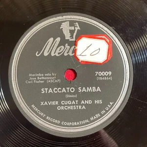 XAVIER CUGAT Mercury 70009 78rpm (Jazz, Latin, Afro-Cuban, Big Band, Samba) - Picture 1 of 4