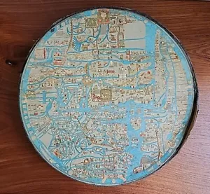 Springbok Ebstorf Map British Museum, London Circular Puzzle - 1968 - Complete - Picture 1 of 7