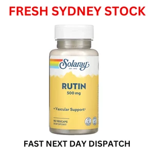 Solaray Rutina 500 mg 90 Cápsulas Vegetales Soporte Vascular Pagoda Japonesa Suplemento Dietético - Imagen 1 de 5