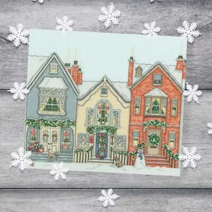 Kit de punto de cruz contado Bothy Threads Snowy Street XSS21 - Imagen 1 de 4