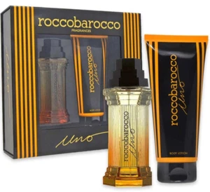 Roccobarocco Uno Eau de parfum 100 ml body lotion 200 ml Cofanetto - Foto 1 di 3