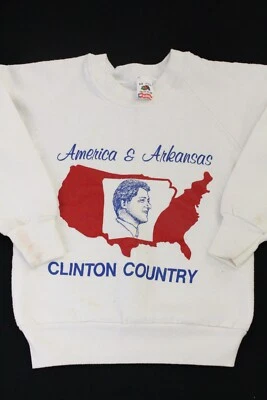 Sudadera vintage para niños (6-8) America & Arkansas y Clinton Country Foto 1 de 4