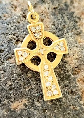 Colgante James Avery Oro 14kt con Diamantes ¡Pieza Retirada/Rara! Foto 1 de 4