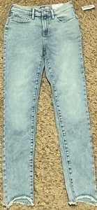 NWT GIRLS OLD NAVY ROCKSTAR HIGH RISE JEGGINGS JEANS SIZE 14-LIGHT BLUE - Picture 1 of 2