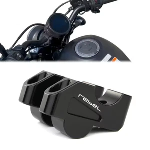 Handlebar Risers Mount For Honda Rebel 300 500 1100 CMX300 CMX500 CMX1100 17-24 - Picture 1 of 21