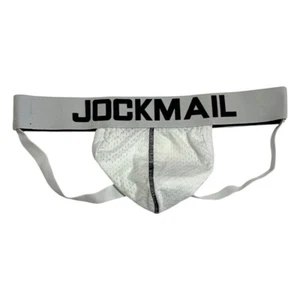 Jockmail Mesh Jockstrap weiß JM213 Gr. XL (32-34) Neu mit Etikett - Bild 1 von 6