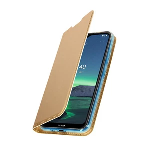 Case Nokia 1.4 Card Case with Stand Function Satin Finish golden - Picture 1 of 6