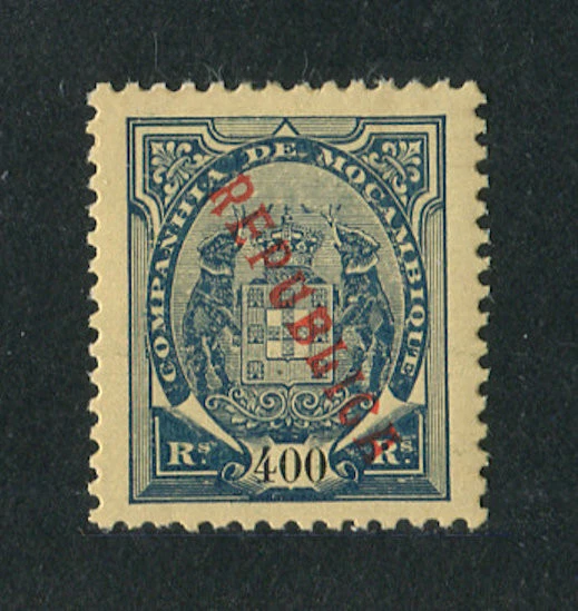 Mozambique Company (Portugal) 1911 Elephants #74A, ERROR TYPE II, MH FVF - Image 1 of 1