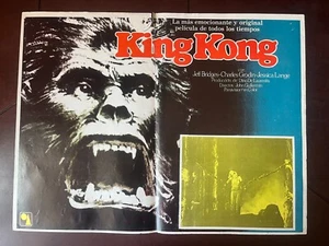 Vintage Mexican King Kong Horror Lobby Card Jessica Lange Jeff Bridges 1970's - Picture 1 of 5