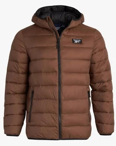 Reebok Herren MEDIUM Glacier Shield isolierte gefütterte Jacke toffee braun - Bild 1 von 3