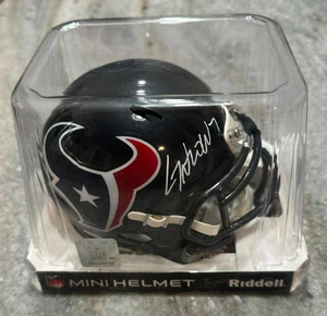Minicasco firmado por CJ Stroud de los Houston Texans autografiado firma certificado de autenticidad PAAS - Imagen 1 de 4