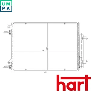 CONDENSER AIR CONDITIONING 725 105 FOR SUZUKI SX4/S-CROSS VITARA D16AA 1.6L 4cyl - Picture 1 of 6