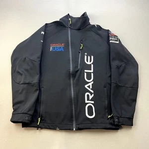Oracle Team USA Jacket Adult Small Black Softshell Puma Sailing America's Cup - Picture 1 of 15