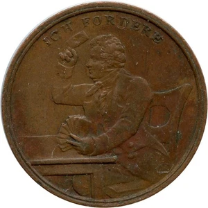 Sconosciuto Gioco Tedesco Contatore Gettone Ich Challenge Seduto Giocatore Carte da Gioco - Foto 1 di 2