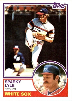 Sparky Lyle 1983 Topps #693 Chicago White Sox ENVÍO GRATUITO AutographDen Foto 1 de 2