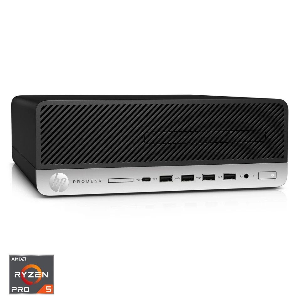 Computer PC HP 405 G4 AMD Ryzen 5 Pro 8GB DDR4 SSD 240GB WiFi Windows 11 PRO - Immagine 1 di 4