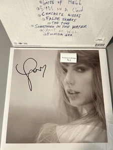 Taylor Swift The Tortured Poets Department Vinyl LP | Hand Signed Picture - Picture 1 of 1
