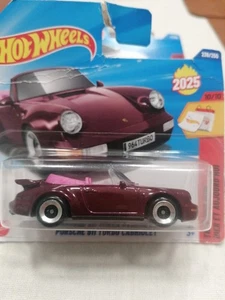 Hot wheels 2025 Then And Now Porsche 911 Turbo Cabriolet  Interni rosa - Foto 1 di 2