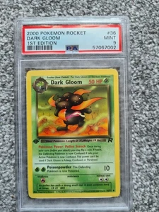 2000 Pokemon Rocket Dark Gloom 1st Edition 36/82 PSA 9 - Picture 1 of 6