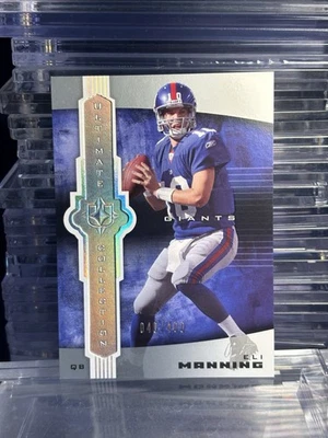 ELI MANNING 2007 UPPER DECK ULTIMATE COLLECTION /400 #65 NEW YORK GIANTS HOF QB - Image 1 of 2
