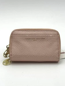 Adrienne Vittadini Zip-around Wristlet Wallet Light Pink Shimmer - Picture 1 of 2