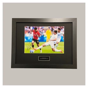 Hand Signed Khusanov Manchester City Display With Coa - Picture 1 of 1