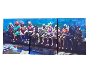 Fortnite 3 Stück Battle Royale Leinwand Wandbild - Bild 1 von 6