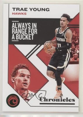 2019-20 Panini Chronicles Green Trae Young #12 - Image 1 of 2
