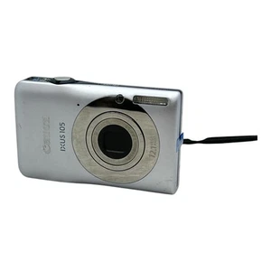 Canon Ixus 105 12.1MP Digitalkamera Kompakt | Silber - Bild 1 von 8