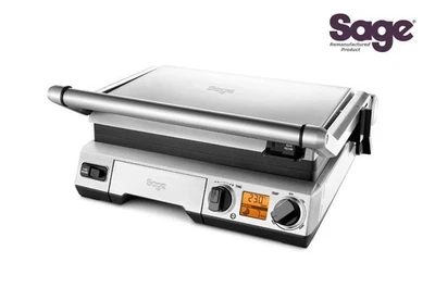 Sage Smart Grill SGR820BSS Griglia a Contatto in Acciaio Inox Usato - Come Nuovo - Immagine 1 di 3